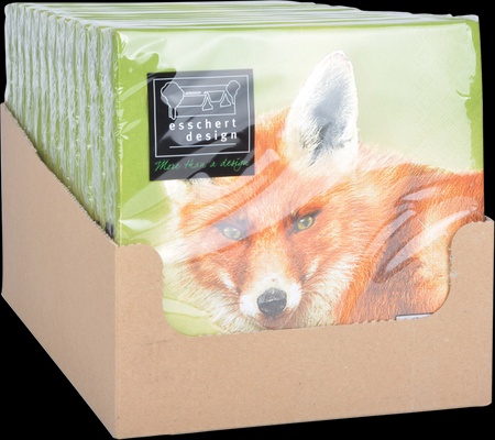 Servilletas de Papel Zorro 33x33cm